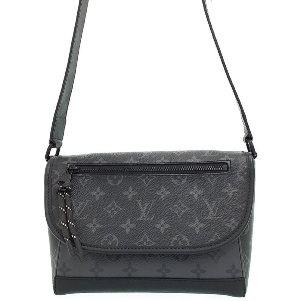 Louis Vuitton Monogram Eclipse Black Pulse Messenger Bag Shoulder